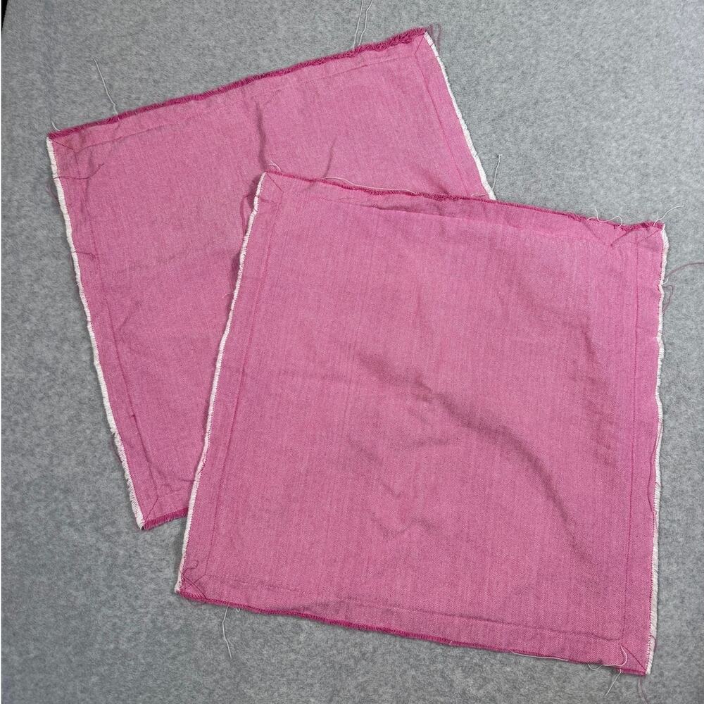 Set Of 2 The Farmhouse By Rachel Ashwell Pink Pillow Cases 20x20